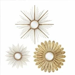 Brand new 😍 33rd Floor Decor And Design Daria Sunburst Decorative Mirror 👏