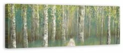 Best Pirce 😍 DDCG "Birch Tree Grove" Canvas Wall Art, 60"x20" ⭐