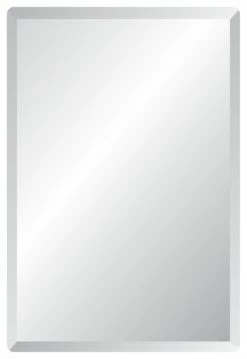 Discount 🧨 Spancraft Ltd. Rectangle Frameless Mirror With Polished Beveled Edges, 30"x40" ⌛